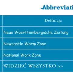 Co to znaczy NWZ? Definicja i dokładne wyjaśnienie tego pojęcia