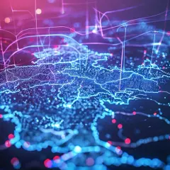 Mapa KSE – Krajowa sieć elektroenergetyczna i jej zasięg