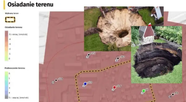Mapa terenów górniczych – Lokalizacja i szkody górnicze w Polsce
